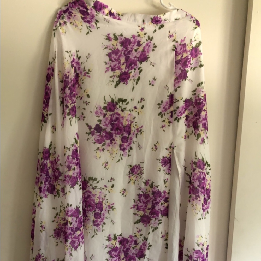 Floral maxi skirt with top